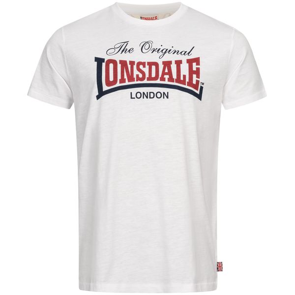 LONSDALE LONSDALE Majica ' ALDINGHAM '  mornarsko plava / crvena / bijela