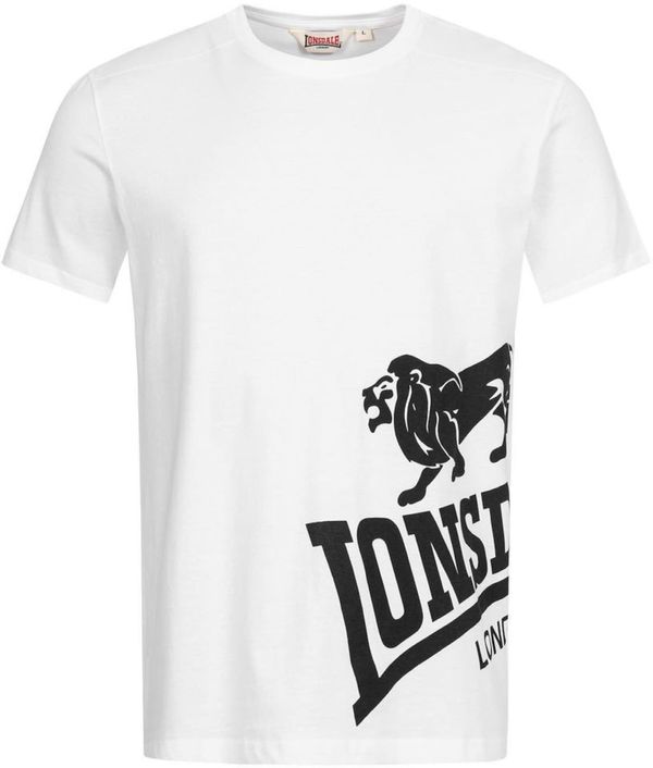 LONSDALE LONSDALE Majica 'Dereham'  crna / bijela