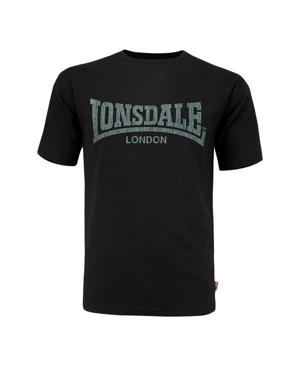 LONSDALE LONSDALE Majica 'Kai'  siva / crna