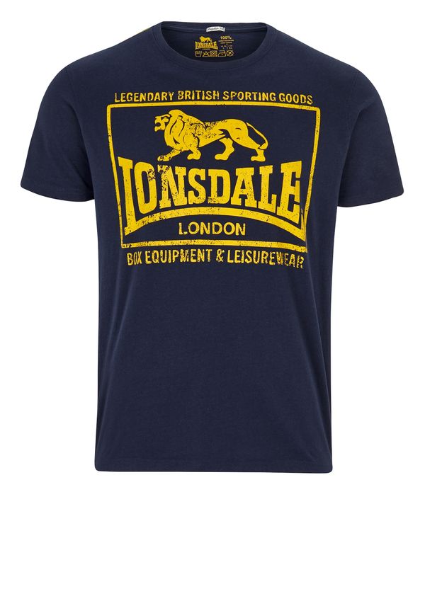 LONSDALE LONSDALE Majica  noćno plava / žuta