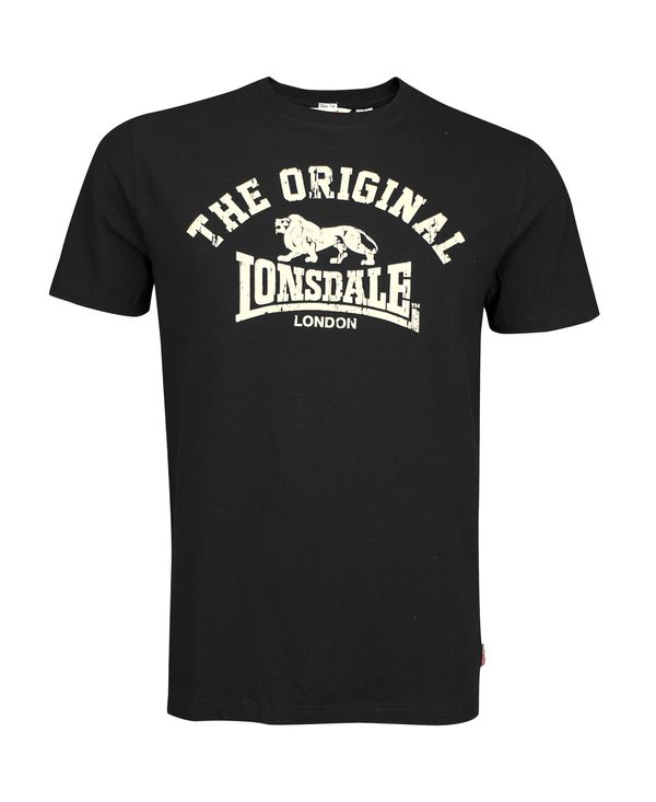 LONSDALE LONSDALE Majica 'Original'  crna / bijela