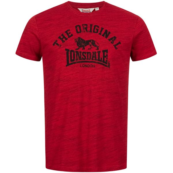 LONSDALE LONSDALE Majica 'ORIGINAL'  crvena / crvena melange / crna