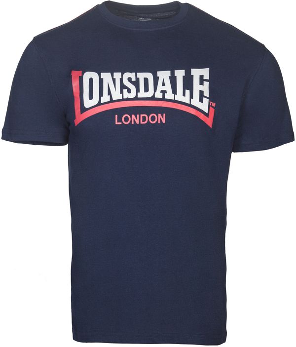 LONSDALE LONSDALE Majica  plava / trešnja crvena / bijela