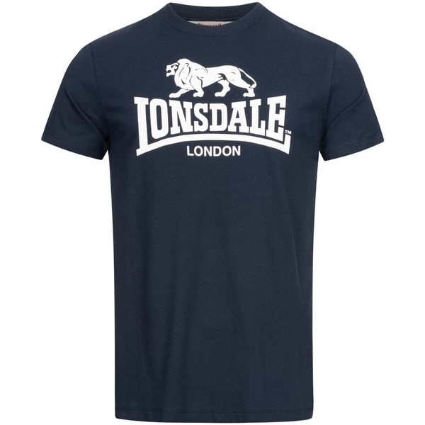 LONSDALE LONSDALE Majica ' ST. ERNEY '  mornarsko plava / bijela