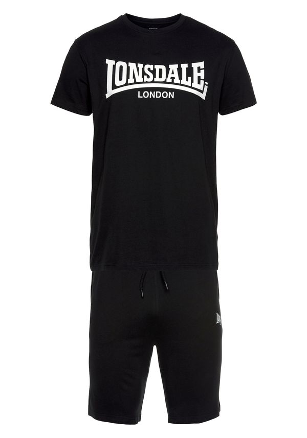 LONSDALE LONSDALE Odjeća za vježbanje  crna / bijela