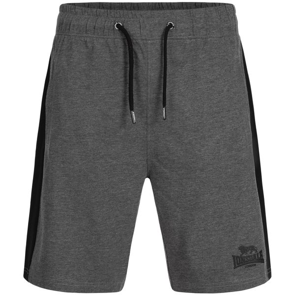 LONSDALE LONSDALE Sportske hlače 'ALVINGHAM'  siva / bazalt siva / crna