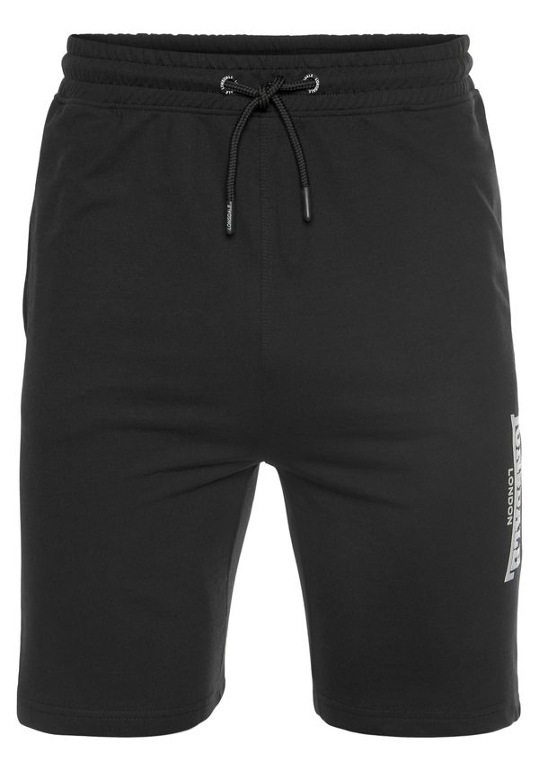 LONSDALE LONSDALE Sportske hlače  crna / bijela