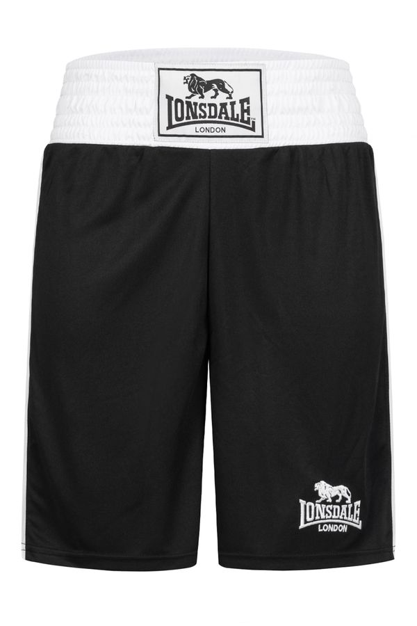 LONSDALE LONSDALE Sportske hlače  crna / bijela