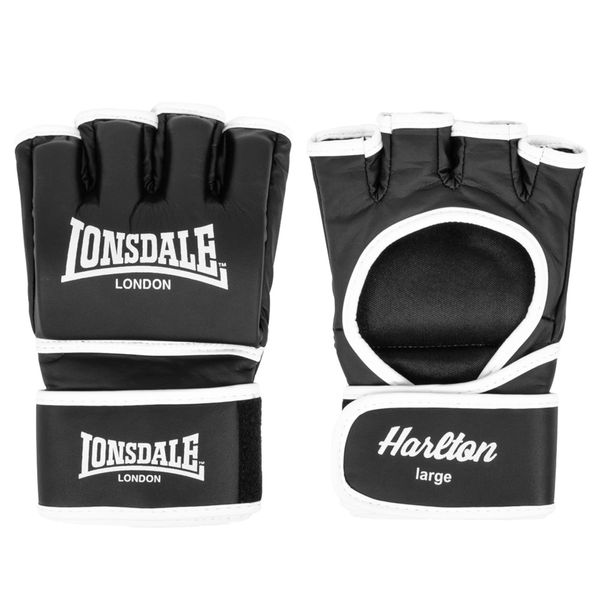 LONSDALE LONSDALE Sportske rukavice 'Harlton'  crna / bijela
