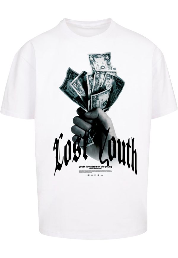 Lost Youth Lost Youth Majica  siva / svijetlosiva / crna / bijela