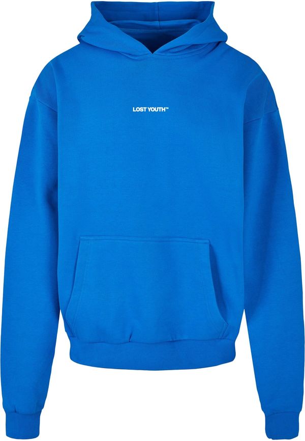 Lost Youth Lost Youth Sweater majica 'Chaos'  kraljevsko plava / bijela