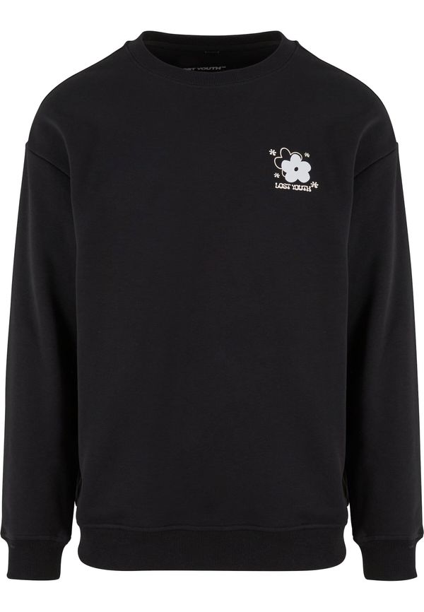 Lost Youth Lost Youth Sweater majica  crna / bijela