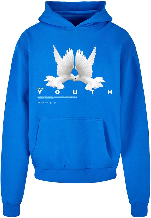 Lost Youth Lost Youth Sweater majica 'Dove'  kobalt plava / bijela