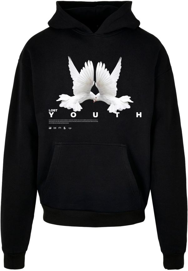 Lost Youth Lost Youth Sweater majica 'Dove'  pastelno crvena / crna / bijela