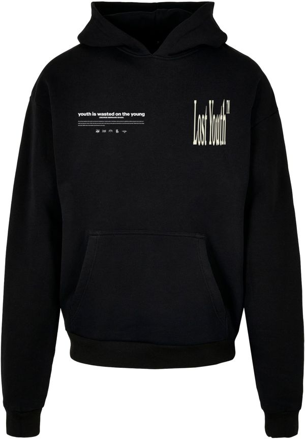 Lost Youth Lost Youth Sweater majica 'Icon V.1'  crna / bijela