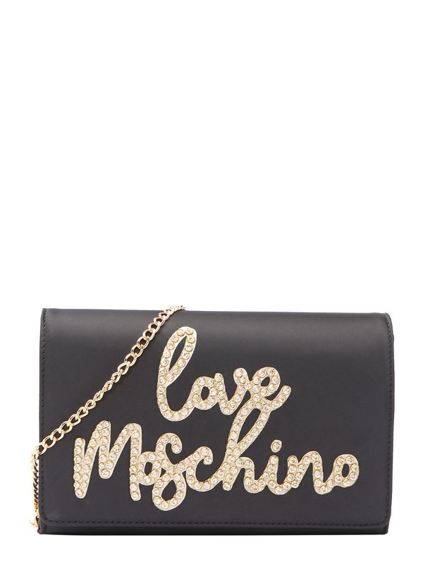 Love Moschino Love Moschino Pismo torbica  zlatna / crna / prozirna