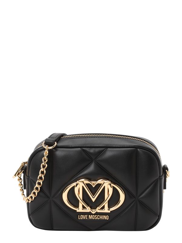 Love Moschino Love Moschino Torba preko ramena 'Embossed Q'  zlatna / crna