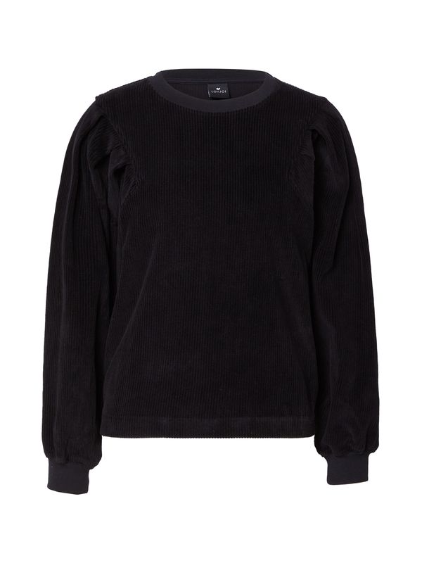 LOVJOI LOVJOI Sweater majica 'MALVINE'  crna