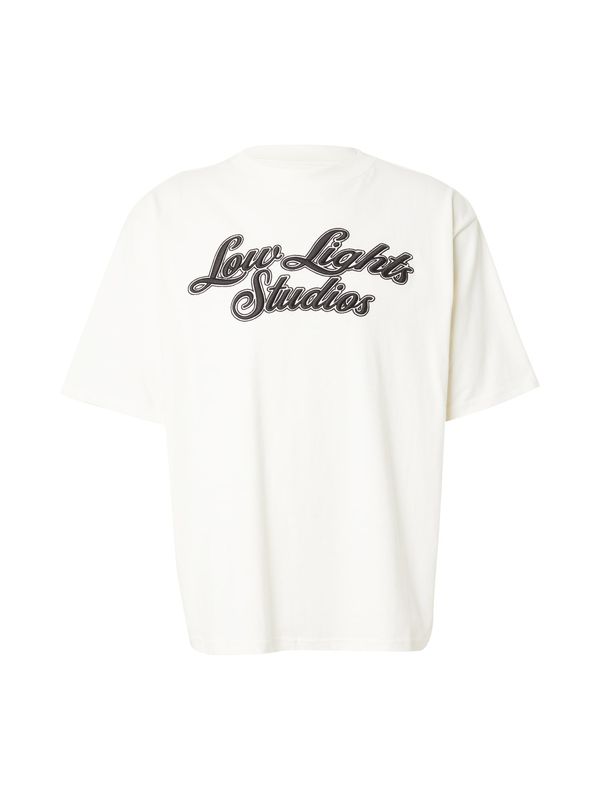 Low Lights Studios Low Lights Studios Majica 'Shutter'  ecru/prljavo bijela / crna