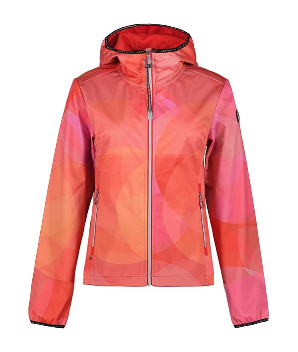 LUHTA LUHTA Outdoor jakna 'Ingby'  koraljna / roza / crna / bijela