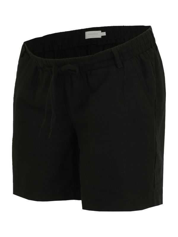 MAMALICIOUS MAMALICIOUS Chino hlače 'BEACH'  crna
