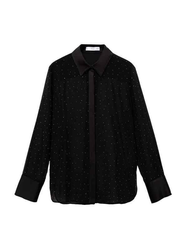 MANGO MANGO Bluza 'BARTHES'  crna