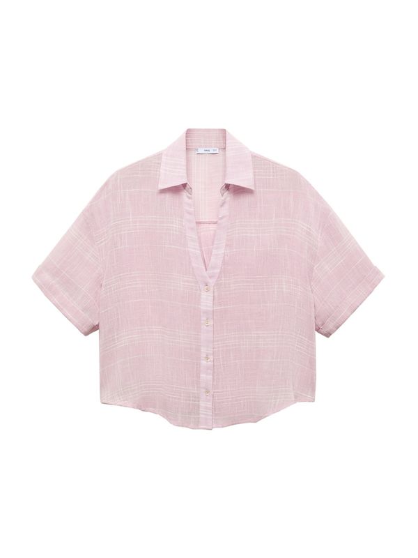MANGO MANGO Bluza 'COCONUT'  roza / bijela
