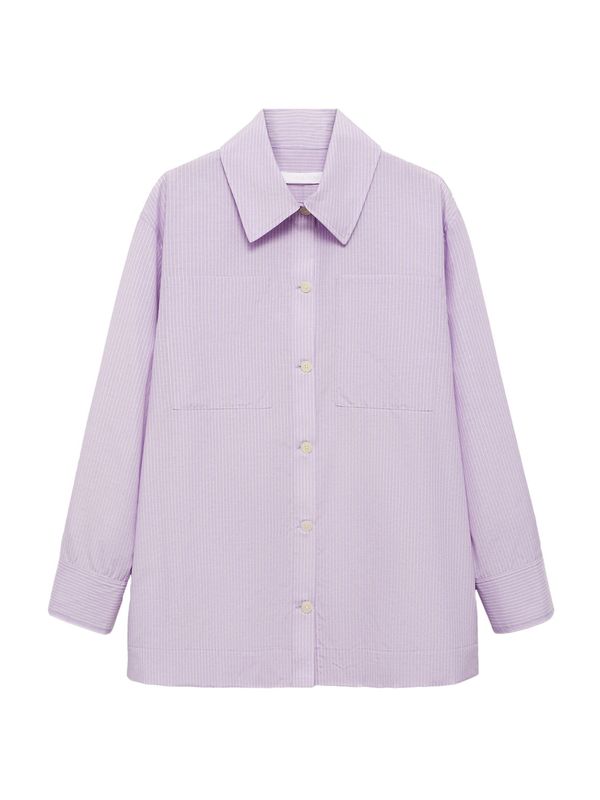 MANGO MANGO Bluza  lavanda / bijela