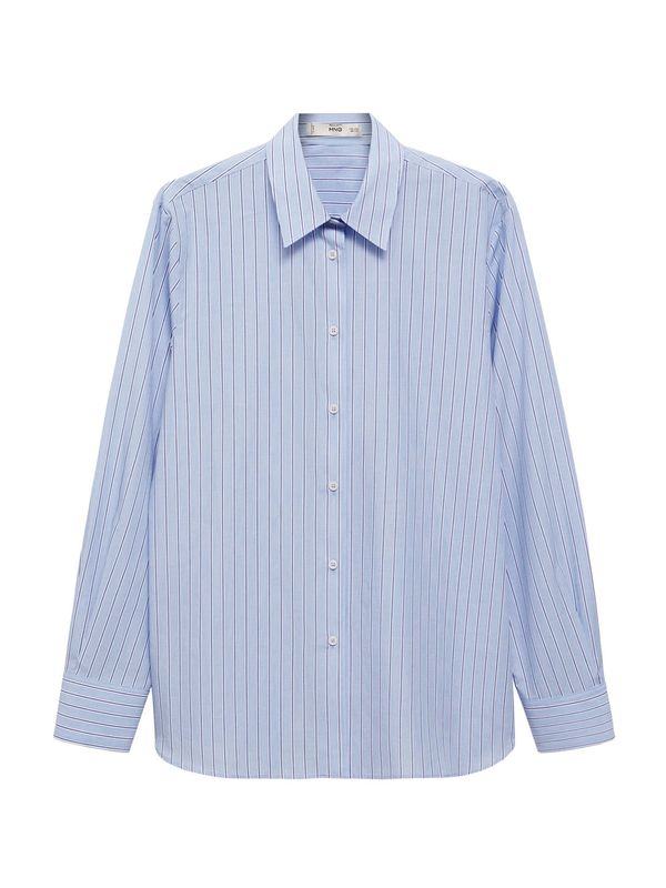 MANGO MANGO Bluza 'REGU'  svijetloplava / tamno plava / bijela