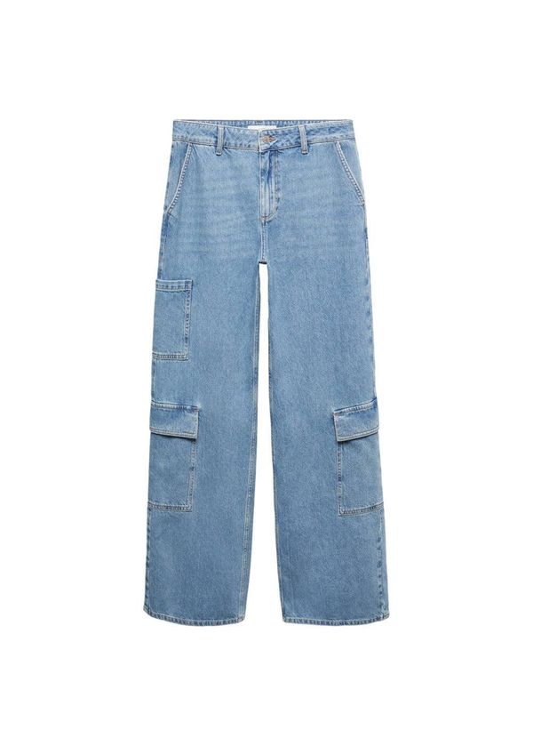 MANGO MANGO Cargo traperice  plavi traper