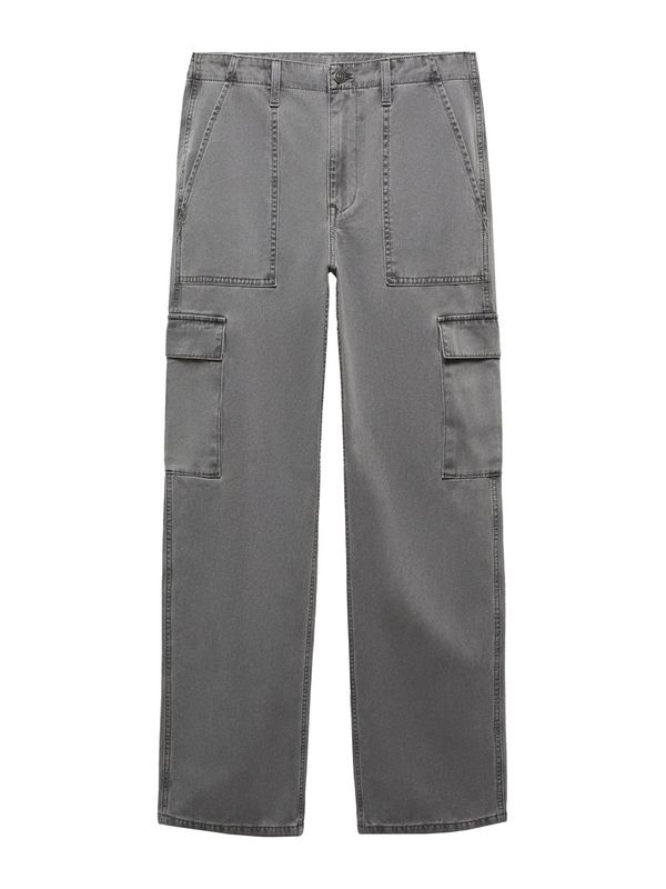 MANGO MANGO Cargo traperice  sivi traper
