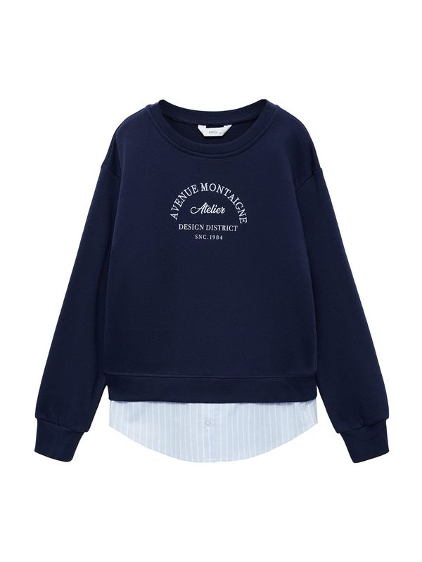 MANGO KIDS MANGO KIDS Haljina  morsko plava / pastelno plava / bijela