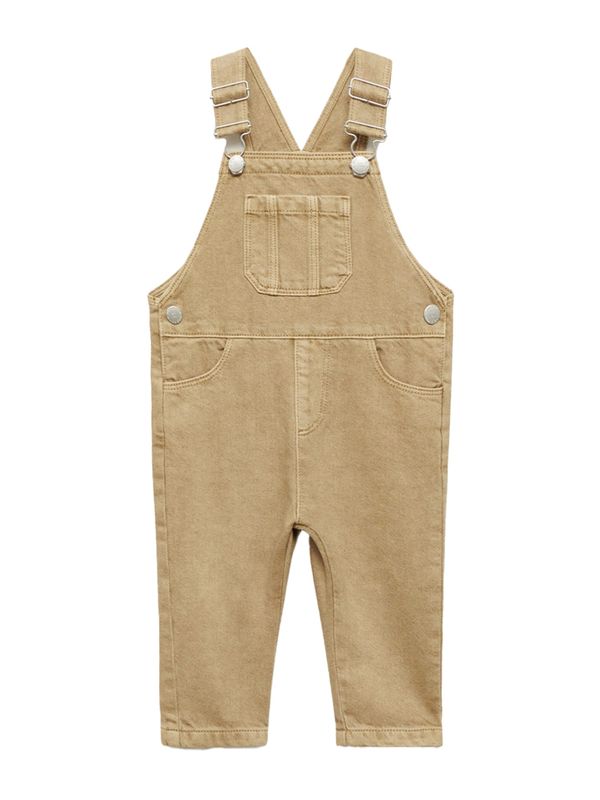 MANGO KIDS MANGO KIDS Hlače s tregerima 'DELOS'  cappuccino