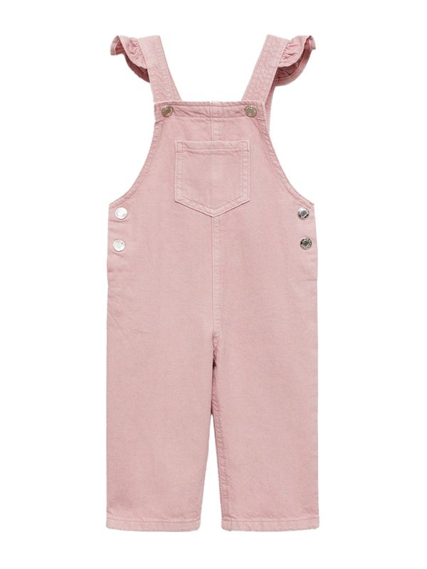 MANGO KIDS MANGO KIDS Hlače s tregerima 'DUNGAREES EMILLER'  roza
