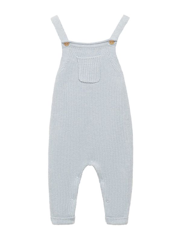 MANGO KIDS MANGO KIDS Hlače s tregerima 'DUNGAREES PAULO'  svijetloplava