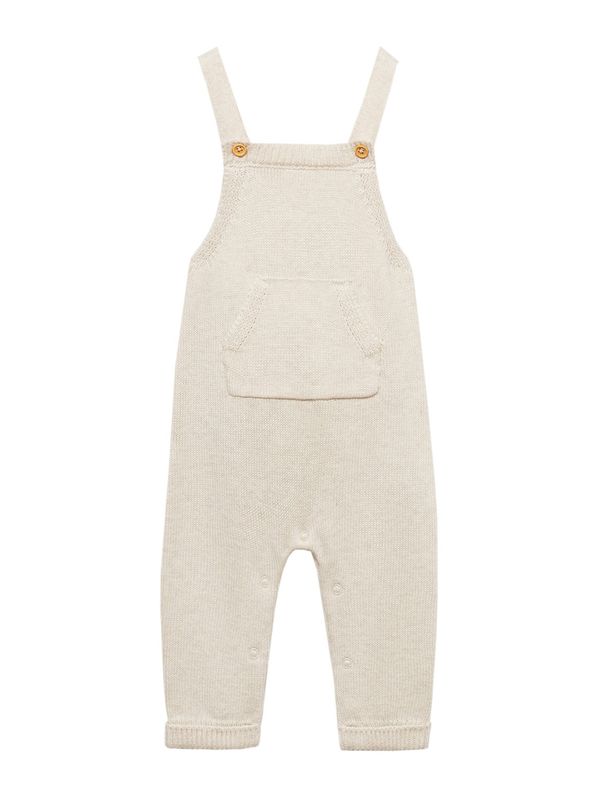 MANGO KIDS MANGO KIDS Hlače s tregerima 'YORK7'  cappuccino