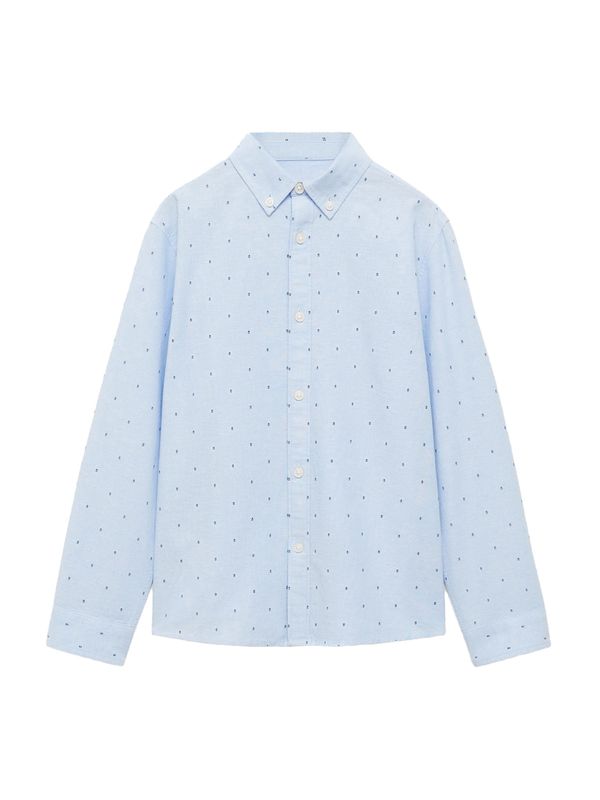MANGO KIDS MANGO KIDS Košulja 'OXFORDP'  morsko plava / svijetloplava