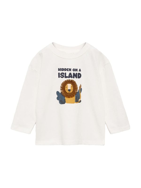 MANGO KIDS MANGO KIDS Majica 'HIDDEN'  morsko plava / višnja / tamno smeđa / prljavo bijela