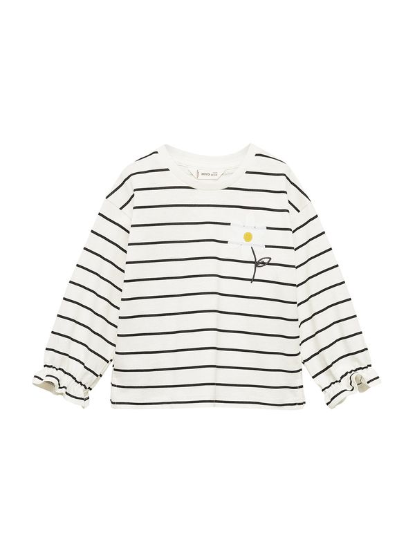 MANGO KIDS MANGO KIDS Majica 'MARGARIT'  ecru/prljavo bijela / crna