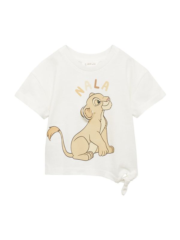 MANGO KIDS MANGO KIDS Majica 'Nala'  boja pijeska / svijetlosmeđa / roza / crna