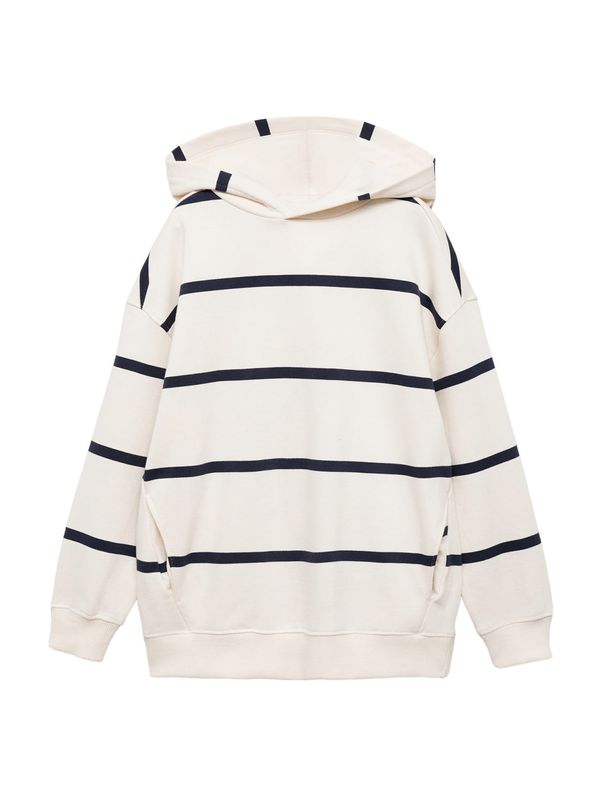 MANGO KIDS MANGO KIDS Sweater majica 'ICE'  svijetlobež / crna