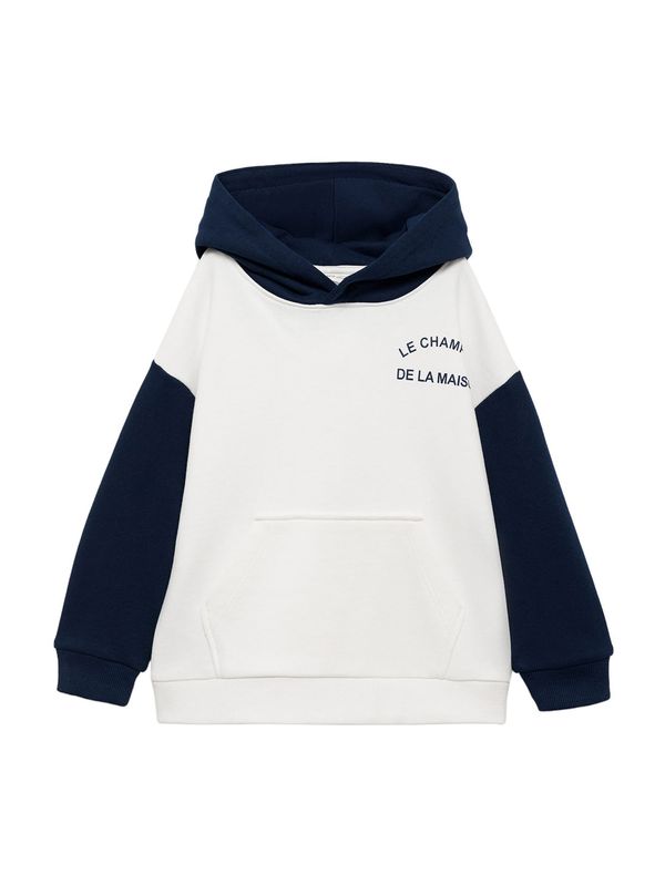 MANGO KIDS MANGO KIDS Sweater majica 'MAISON'  ecru/prljavo bijela / morsko plava / opal