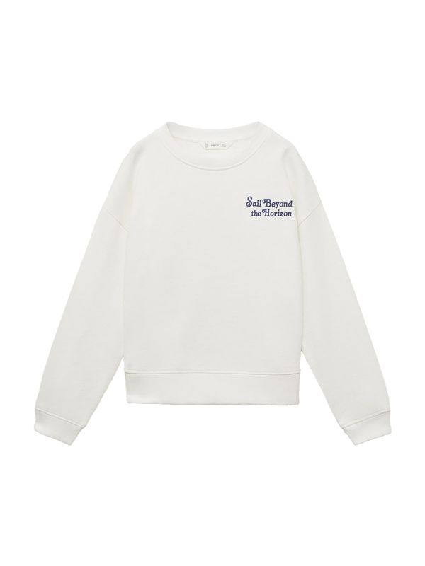 MANGO KIDS MANGO KIDS Sweater majica 'SAIL'  tamno plava / bijela