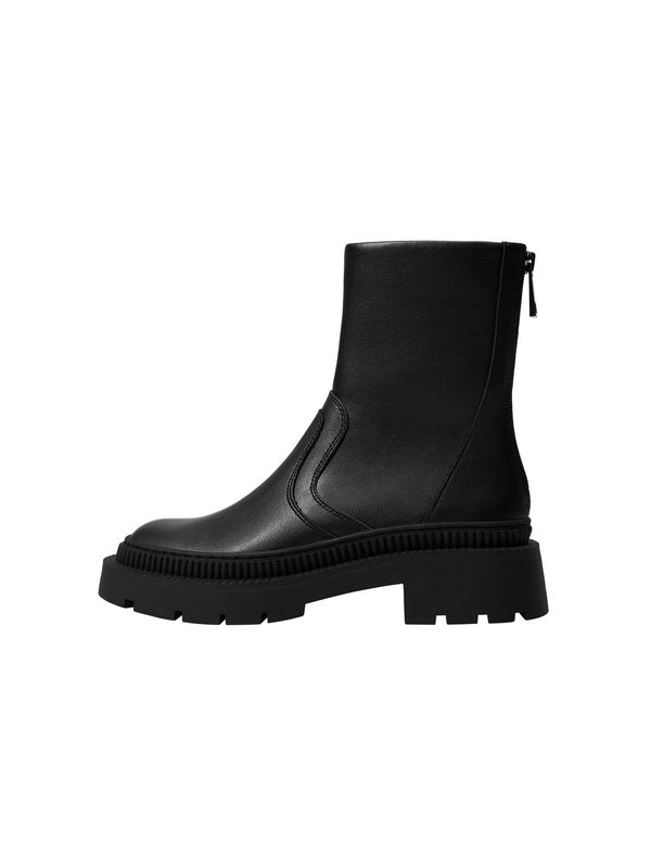 MANGO MANGO Ležerne čizme 'Army'  crna