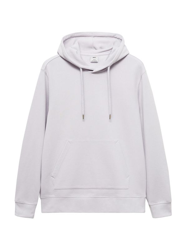 MANGO MAN MANGO MAN Sweater majica 'Bone'  pastelno ljubičasta