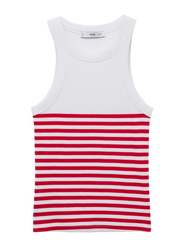 MANGO MANGO Top 'RONI'  crvena / bijela