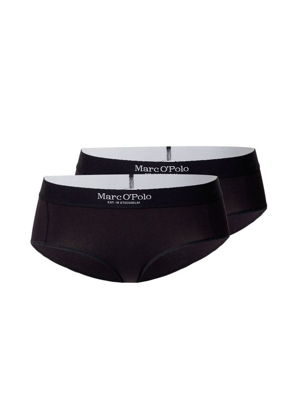 Marc O'Polo Marc O'Polo Hipster gaćice 'Iconic'  crna / bijela
