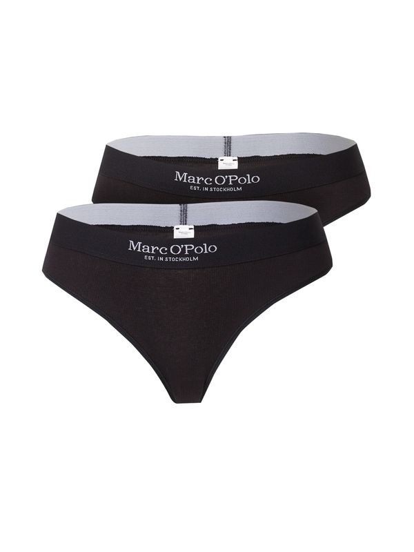 Marc O'Polo Marc O'Polo Tanga gaćice 'Iconic'  crna / prljavo bijela
