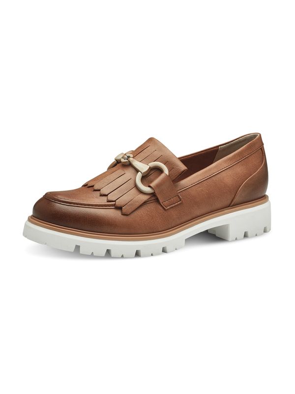 MARCO TOZZI MARCO TOZZI Slip On cipele  konjak / zlatna
