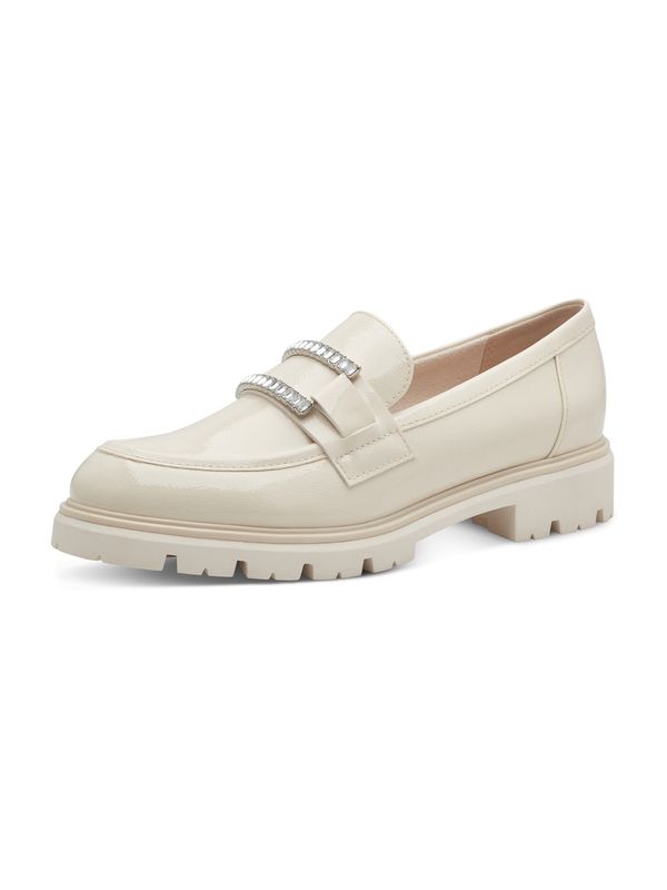 MARCO TOZZI MARCO TOZZI Slip On cipele  sivkasto bež / srebro